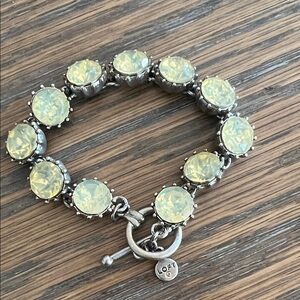 LOFT Citrine-Toned Crystal Bracelet